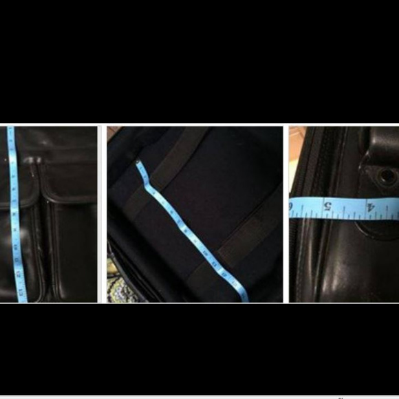 Leather Laptop Briefcase - Picture 5 of 7